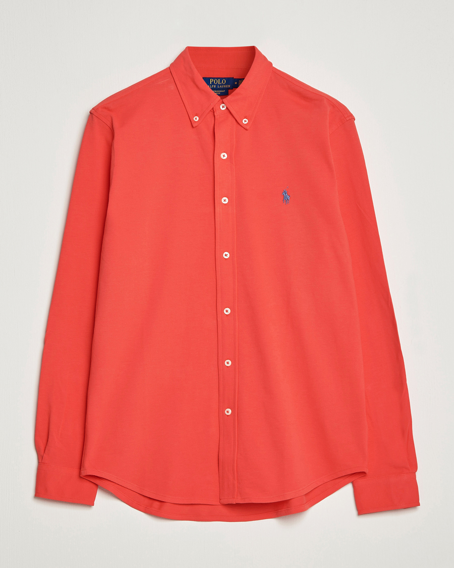 Uomini | Camicie | Polo Ralph Lauren | Featherweight Mesh Shirt Red Reef