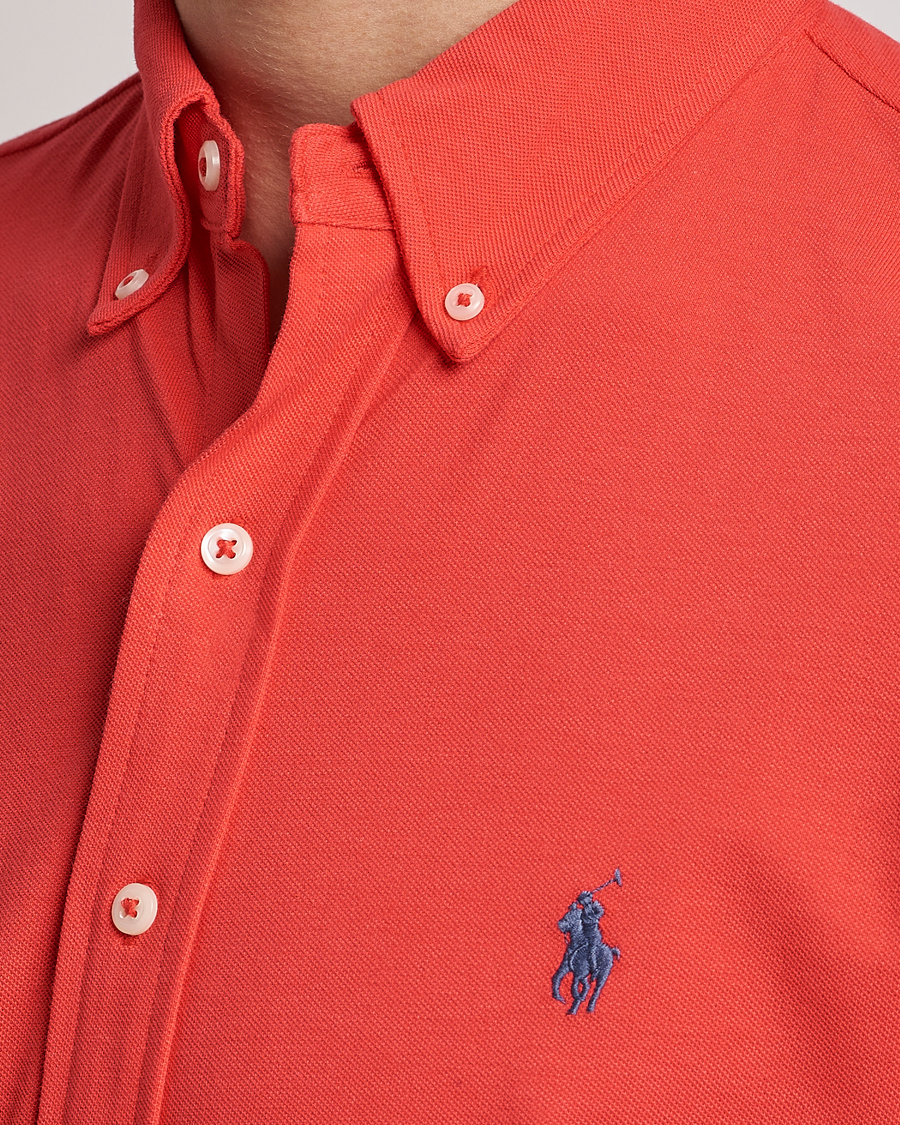 Uomini | Camicie | Polo Ralph Lauren | Featherweight Mesh Shirt Red Reef
