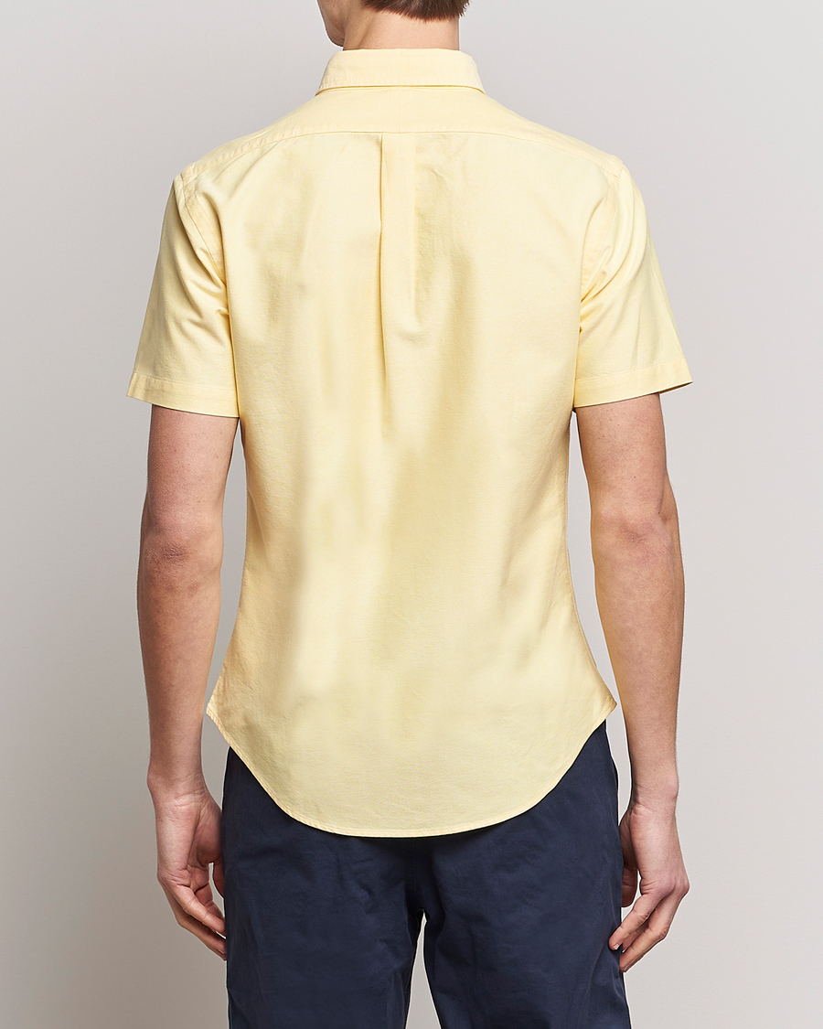 Uomini | Camicie | Polo Ralph Lauren | Slim Fit Oxford Short Sleeve Shirt Yellow