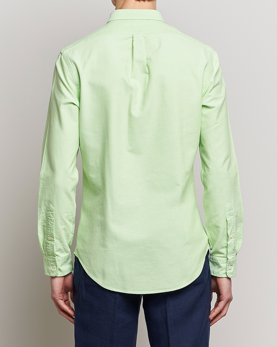 Uomini | Camicie | Polo Ralph Lauren | Slim Fit Oxford Button Down Shirt Oasis Green