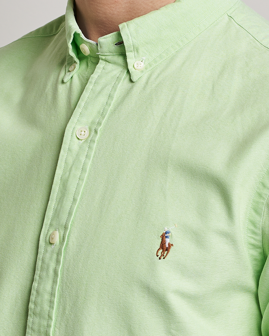 Uomini | Camicie | Polo Ralph Lauren | Slim Fit Oxford Button Down Shirt Oasis Green