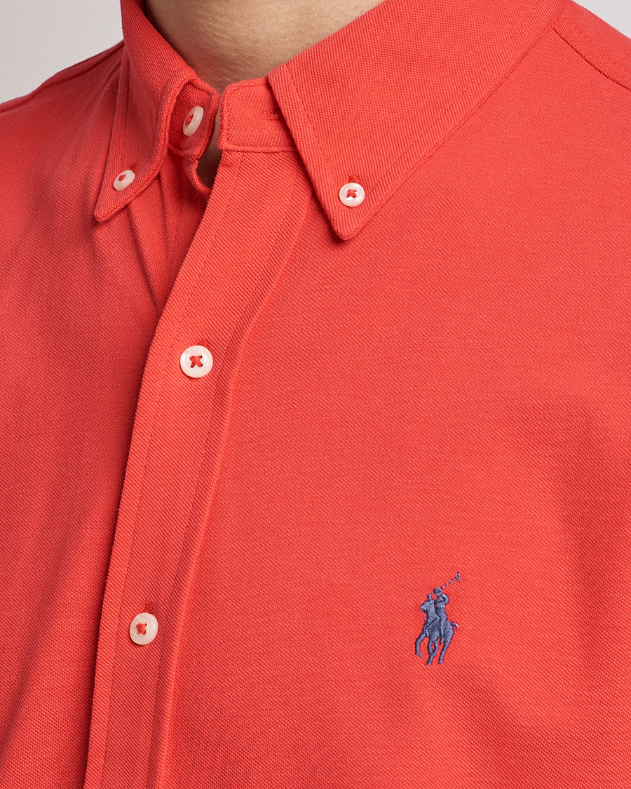 Uomini | Camicie | Polo Ralph Lauren | Featherweight Mesh Short Sleeve Shirt Red Reef