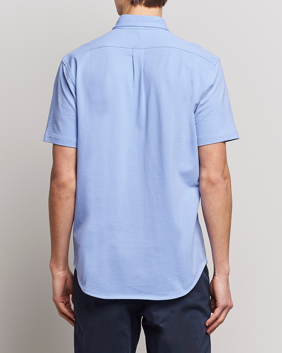 Uomini | Camicie | Polo Ralph Lauren | Featherweight Mesh Short Sleeve Shirt Lafayette Blue