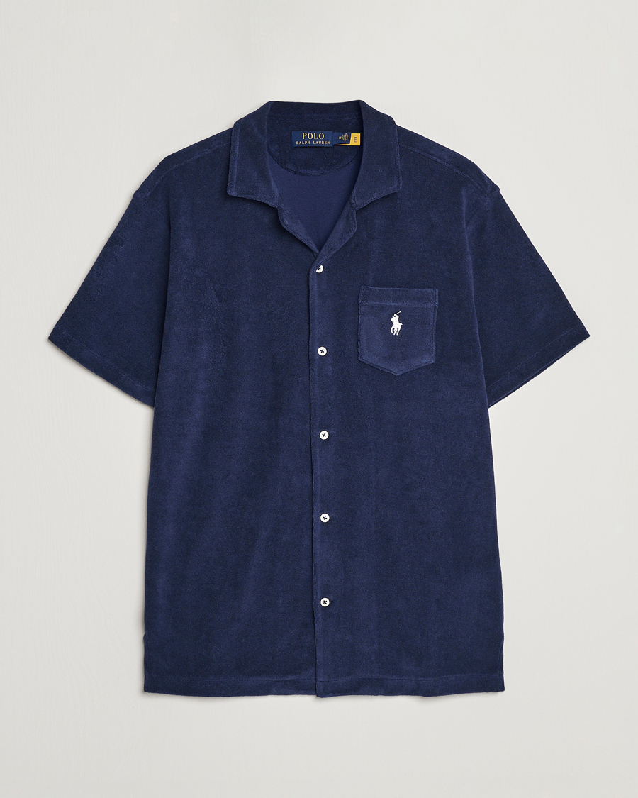 Uomini | Camicie | Polo Ralph Lauren | Cotton Terry Short Sleeve Newport Navy