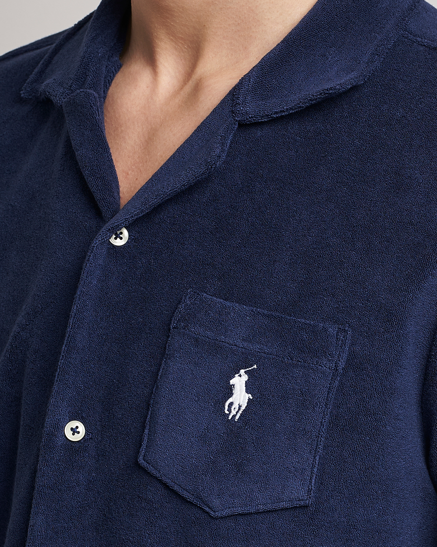 Uomini | Camicie | Polo Ralph Lauren | Cotton Terry Short Sleeve Newport Navy