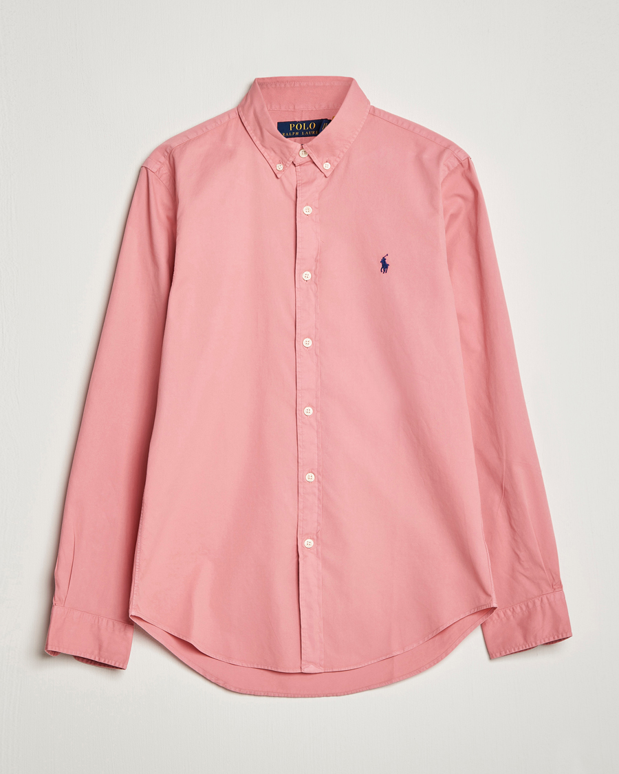 Uomini | Camicie | Polo Ralph Lauren | Slim Fit Brushed Twill Shirt Desert Rose