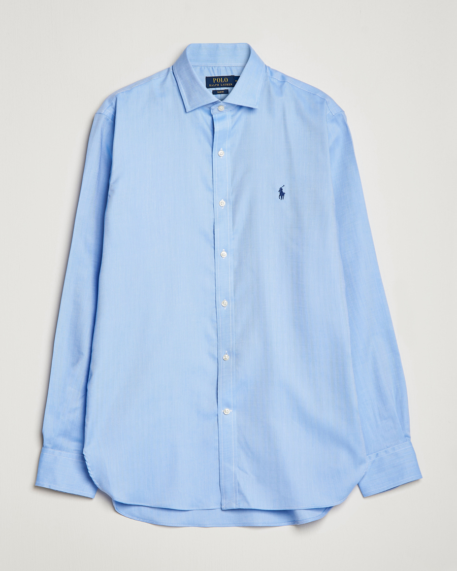 Uomini | Camicie | Polo Ralph Lauren | Slim Fit Dress Shirt Blue