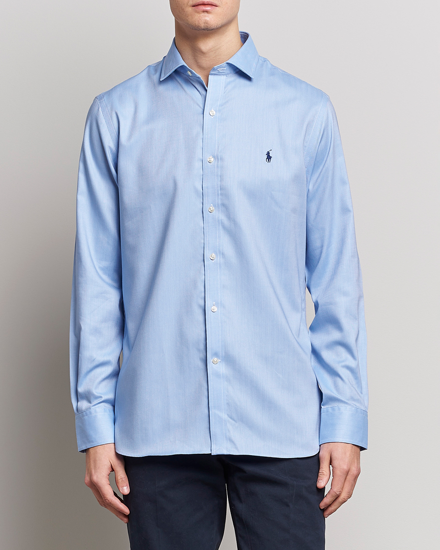 Uomini | Camicie | Polo Ralph Lauren | Slim Fit Dress Shirt Blue