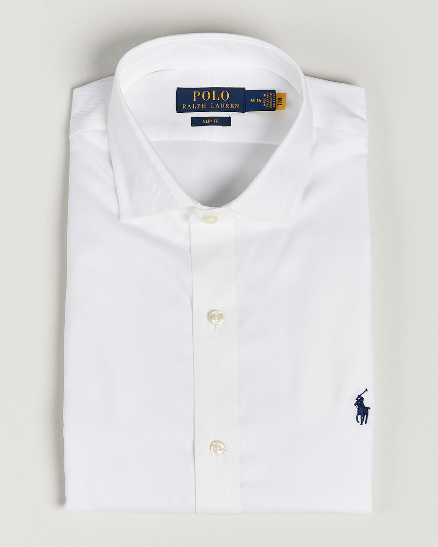 Uomini | Camicie | Polo Ralph Lauren | Slim Fit Dress Shirt White