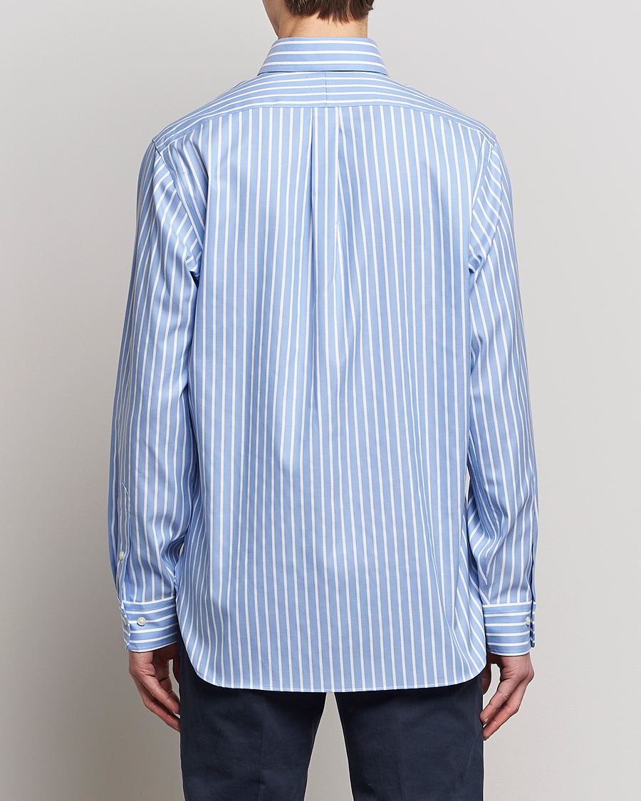 Uomini | Camicie | Polo Ralph Lauren | Custom Fit Striped Dress Shirt Blue/White