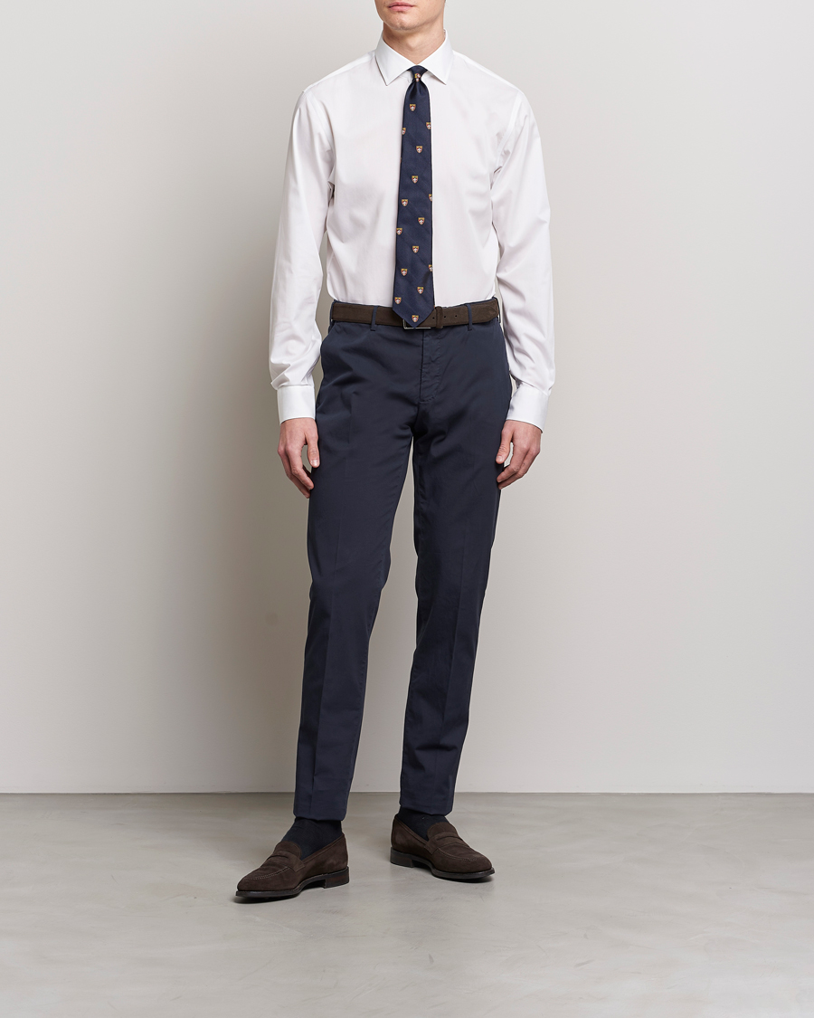 Uomini | Camicie | Polo Ralph Lauren | Slim Fit Poplin Dress Shirt White