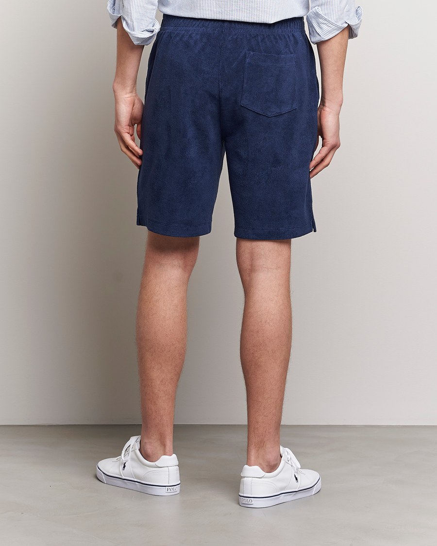 Uomini | Pantaloncini | Polo Ralph Lauren | Cotton Terry Drawstring Shorts Newport Navy