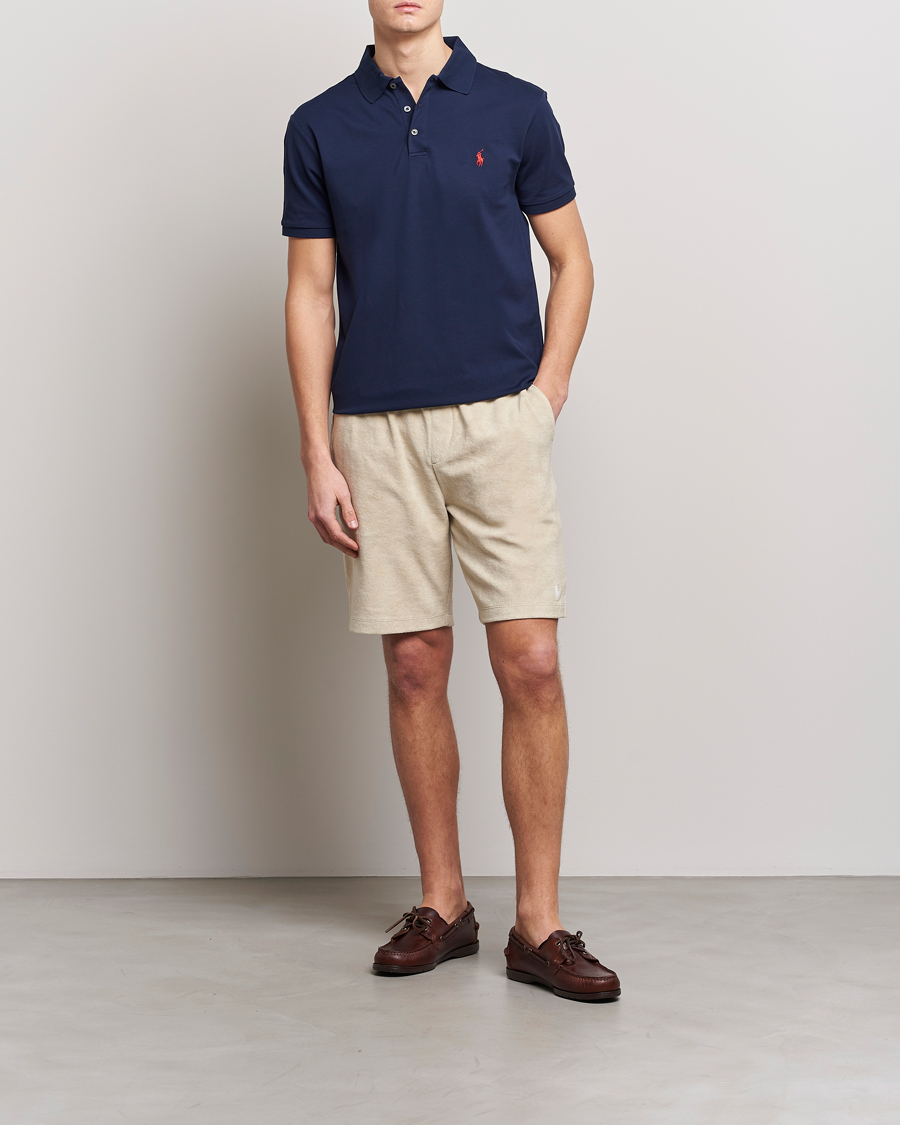 Uomini | Pantaloncini | Polo Ralph Lauren | Cotton Terry Drawstring Shorts Spring Beige