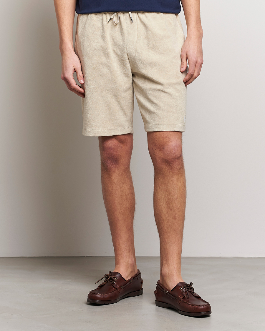 Uomini | Pantaloncini | Polo Ralph Lauren | Cotton Terry Drawstring Shorts Spring Beige
