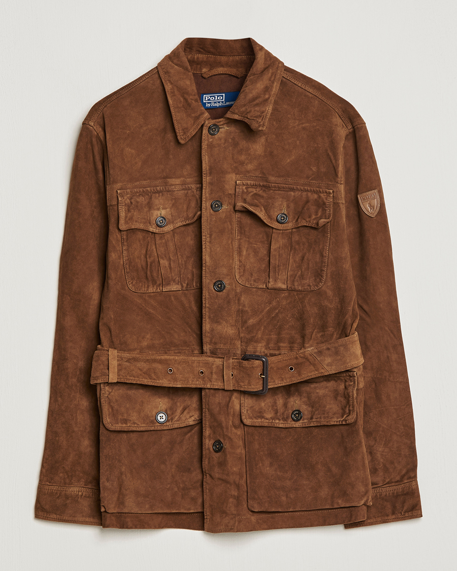 Uomini | Giacche | Polo Ralph Lauren | Safari Suede Field Jacket Smith Brown