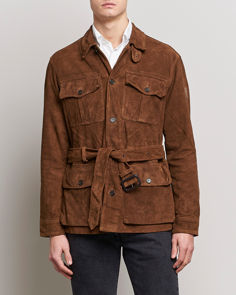 Uomini | Giacche | Polo Ralph Lauren | Safari Suede Field Jacket Smith Brown