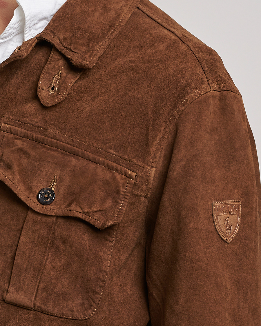 Uomini | Giacche | Polo Ralph Lauren | Safari Suede Field Jacket Smith Brown