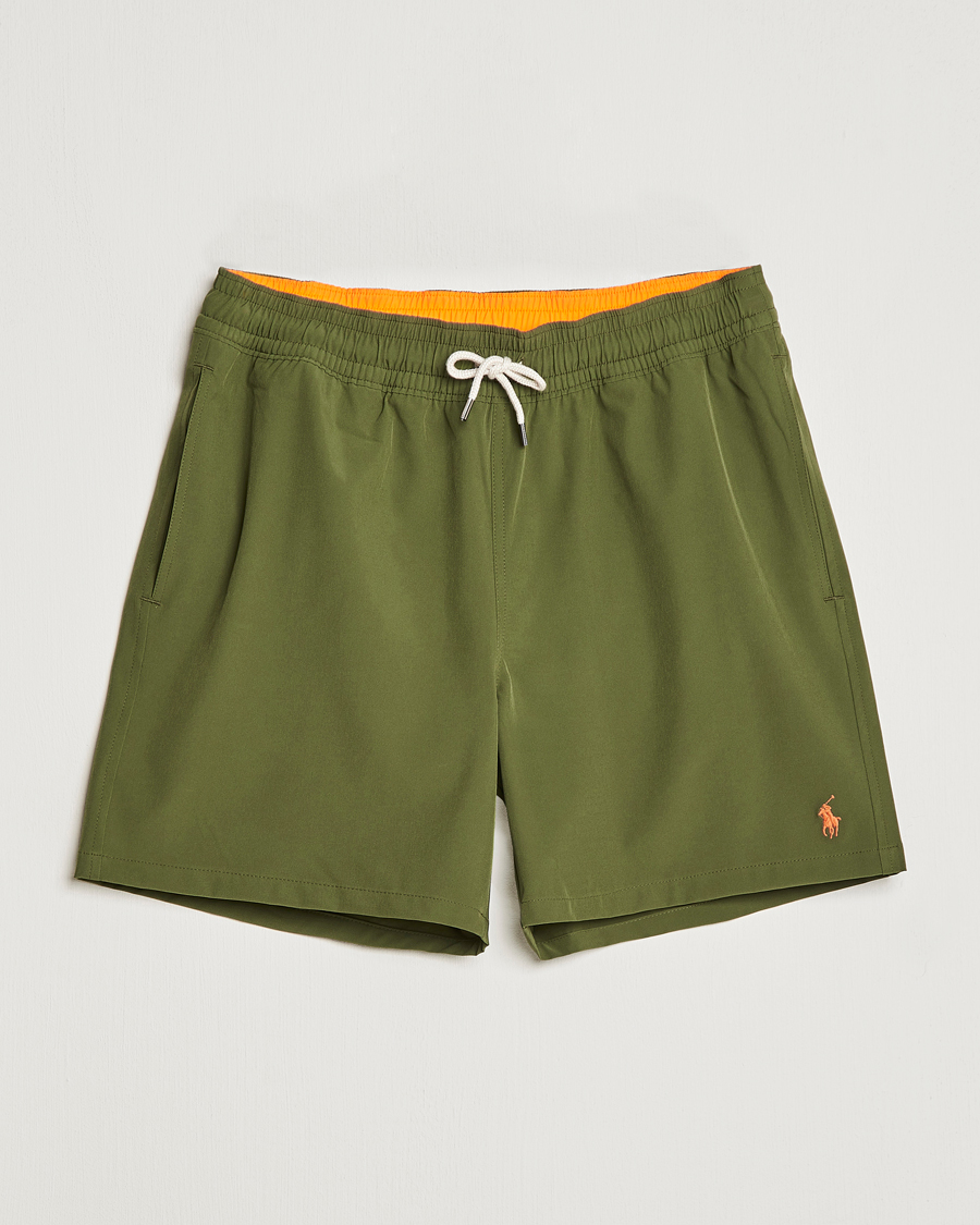 Uomini | Costumi da bagno | Polo Ralph Lauren | Recyceled Traveler Boxer Swimshorts Supply Olive
