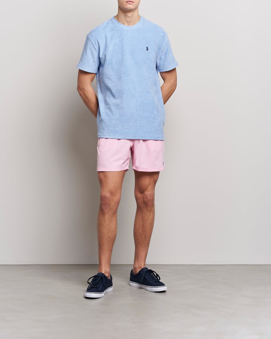 Uomini | Costumi da bagno | Polo Ralph Lauren | Recyceled Traveler Boxer Swimshorts Carmel Pink