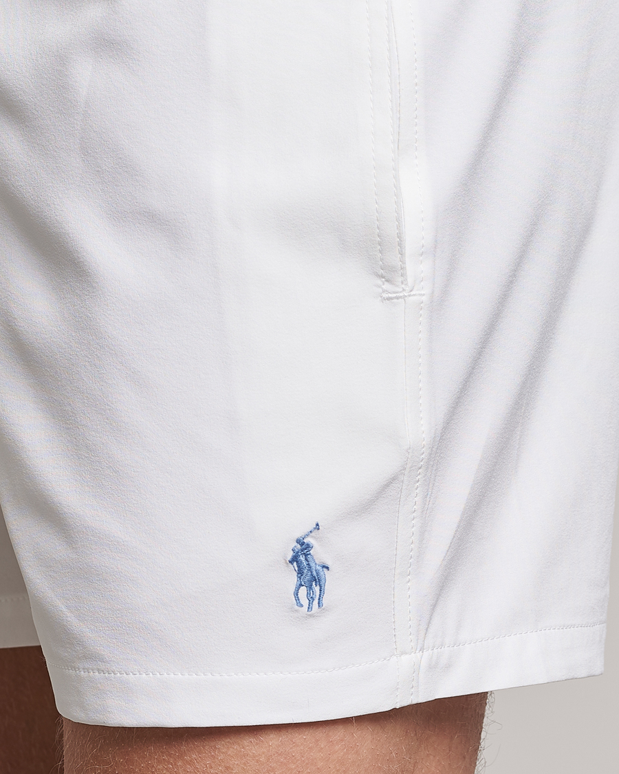 Uomini | Costumi da bagno | Polo Ralph Lauren | Recycled Slim Traveler Swimshorts White