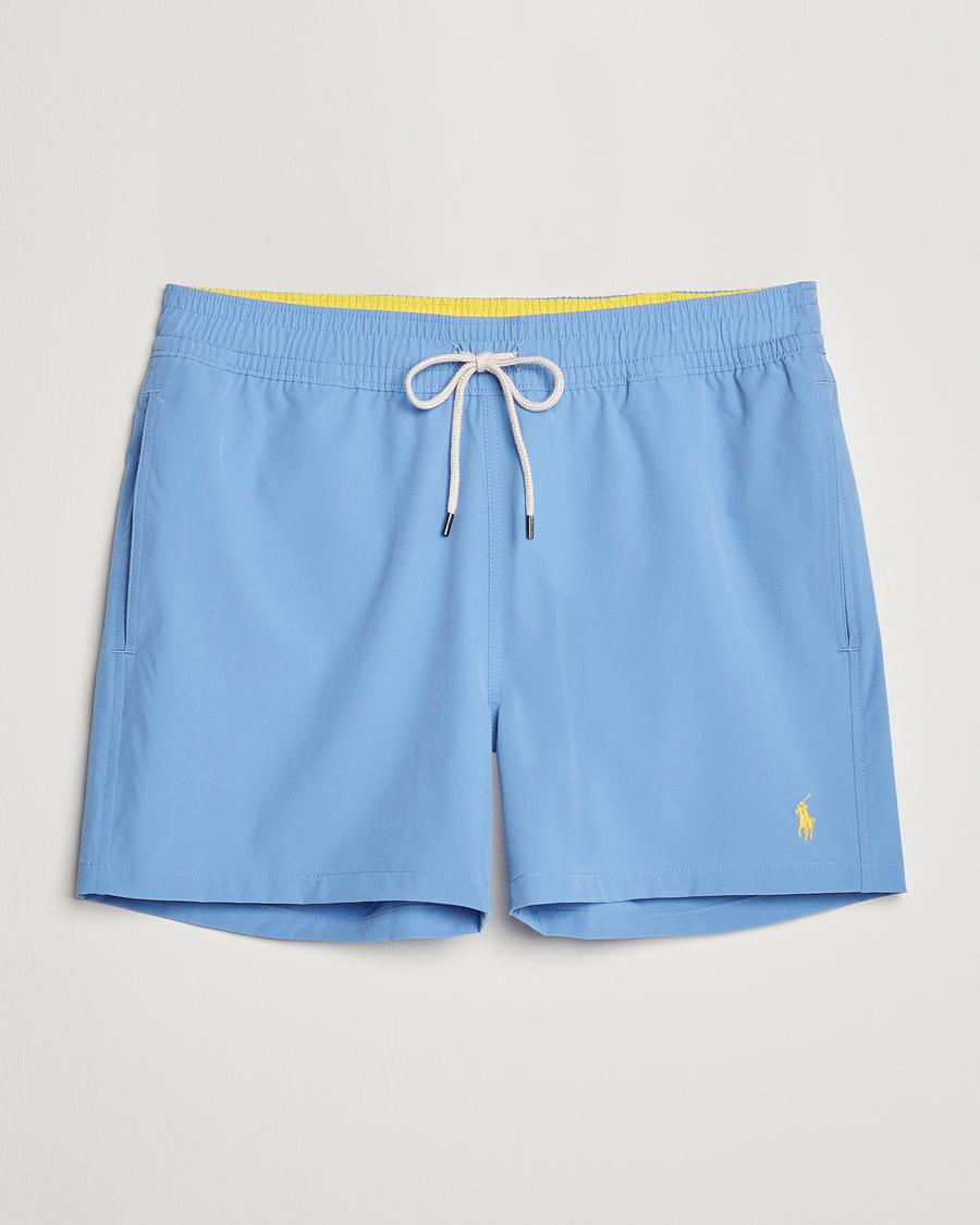 Uomini | Costumi da bagno | Polo Ralph Lauren | Recycled Slim Traveler Swimshorts Harbor Island Blue