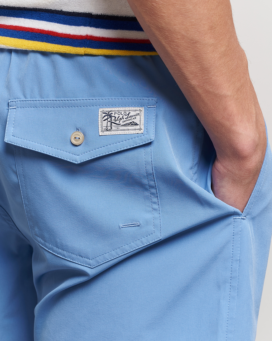 Uomini | Costumi da bagno | Polo Ralph Lauren | Recycled Slim Traveler Swimshorts Harbor Island Blue