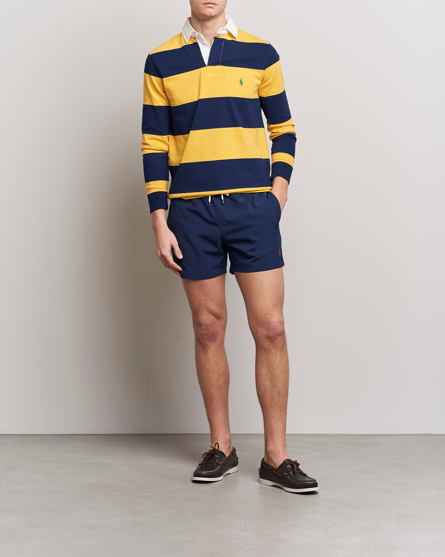 Uomini | Costumi da bagno | Polo Ralph Lauren | Recycled Slim Traveler Swimshorts Newport Navy