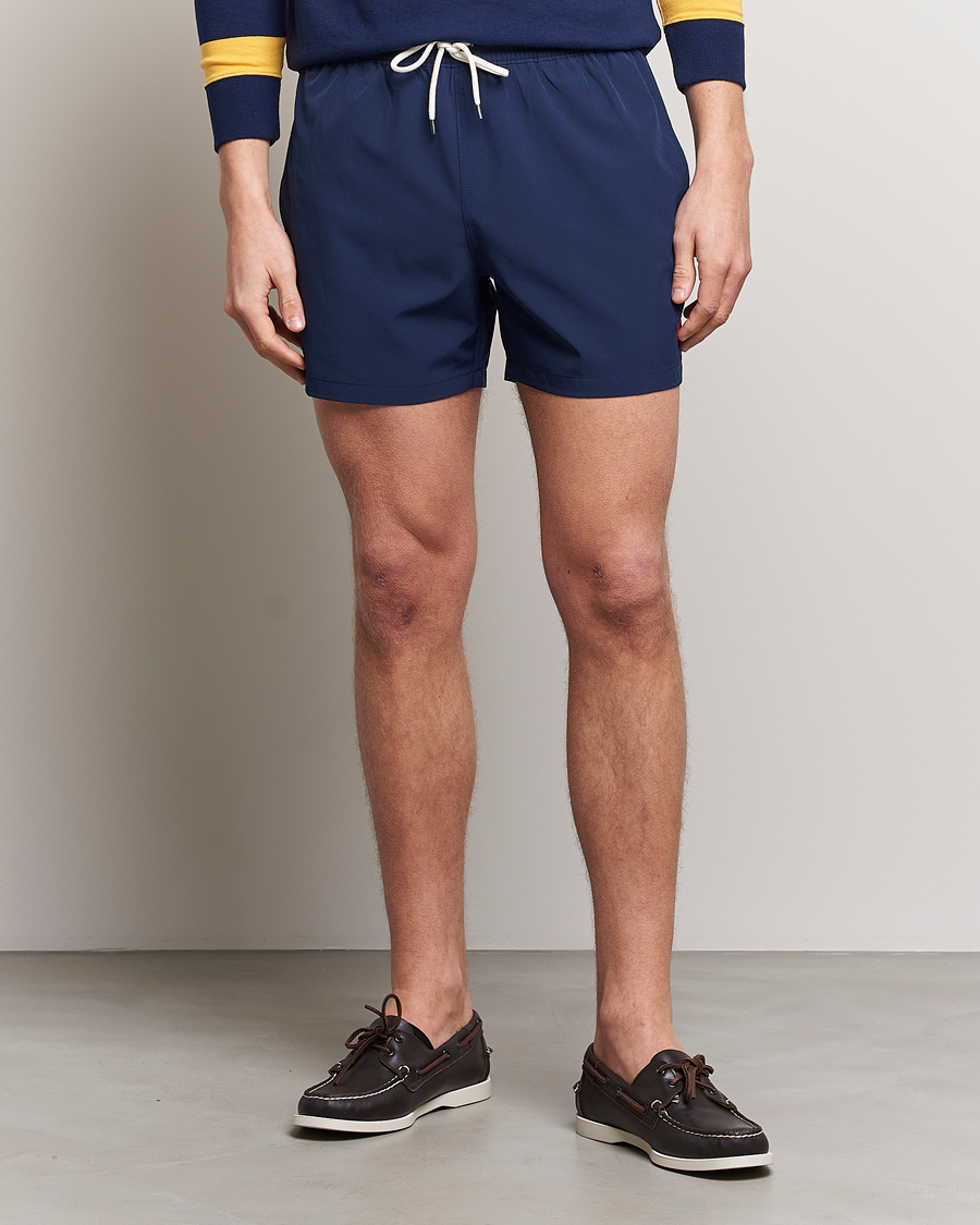 Uomini | Costumi da bagno | Polo Ralph Lauren | Recycled Slim Traveler Swimshorts Newport Navy