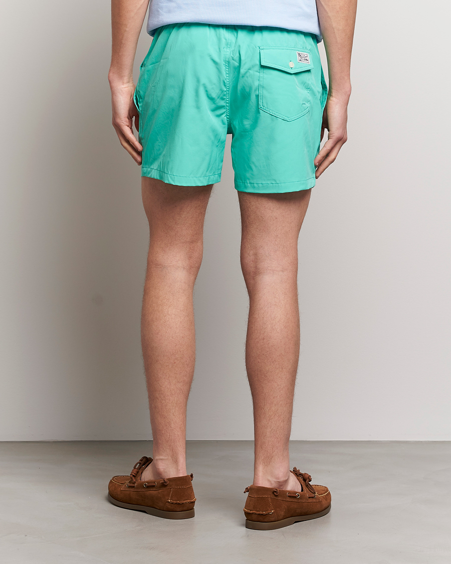 Uomini | Costumi da bagno | Polo Ralph Lauren | Recycled Slim Traveler Swimshorts Sunset Green