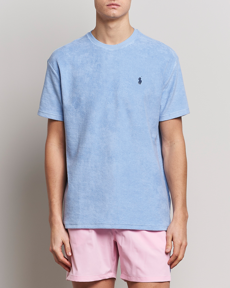 Uomini | T-shirt | Polo Ralph Lauren | Terry Cotton Tee Austin Blue
