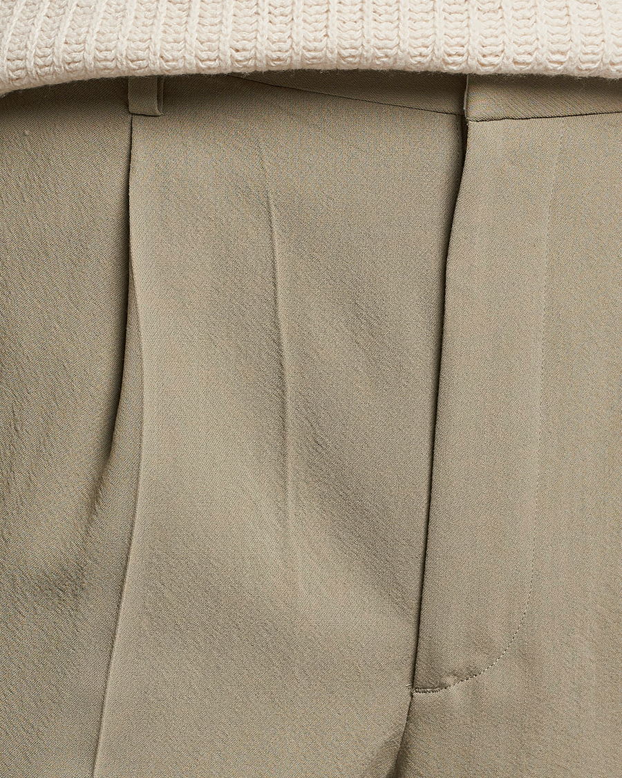Uomini | Pantaloni | Auralee | Viyella Wool Slacks Light Khaki