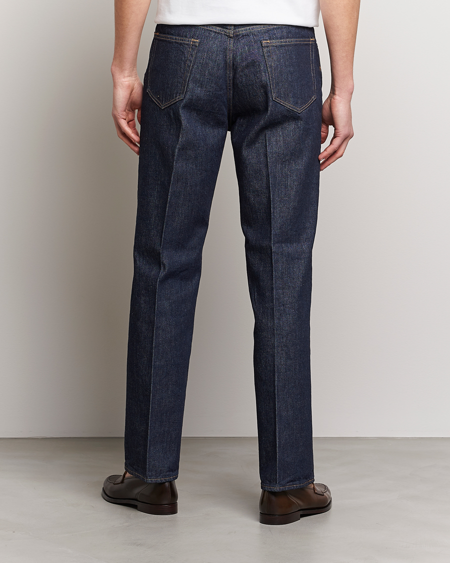 Uomini | Jeans | Auralee | Regular Fit Denim Pants Dark Indigo