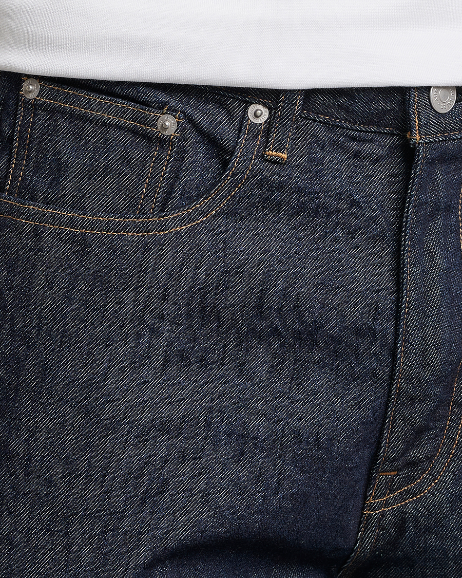 Uomini | Jeans | Auralee | Regular Fit Denim Pants Dark Indigo
