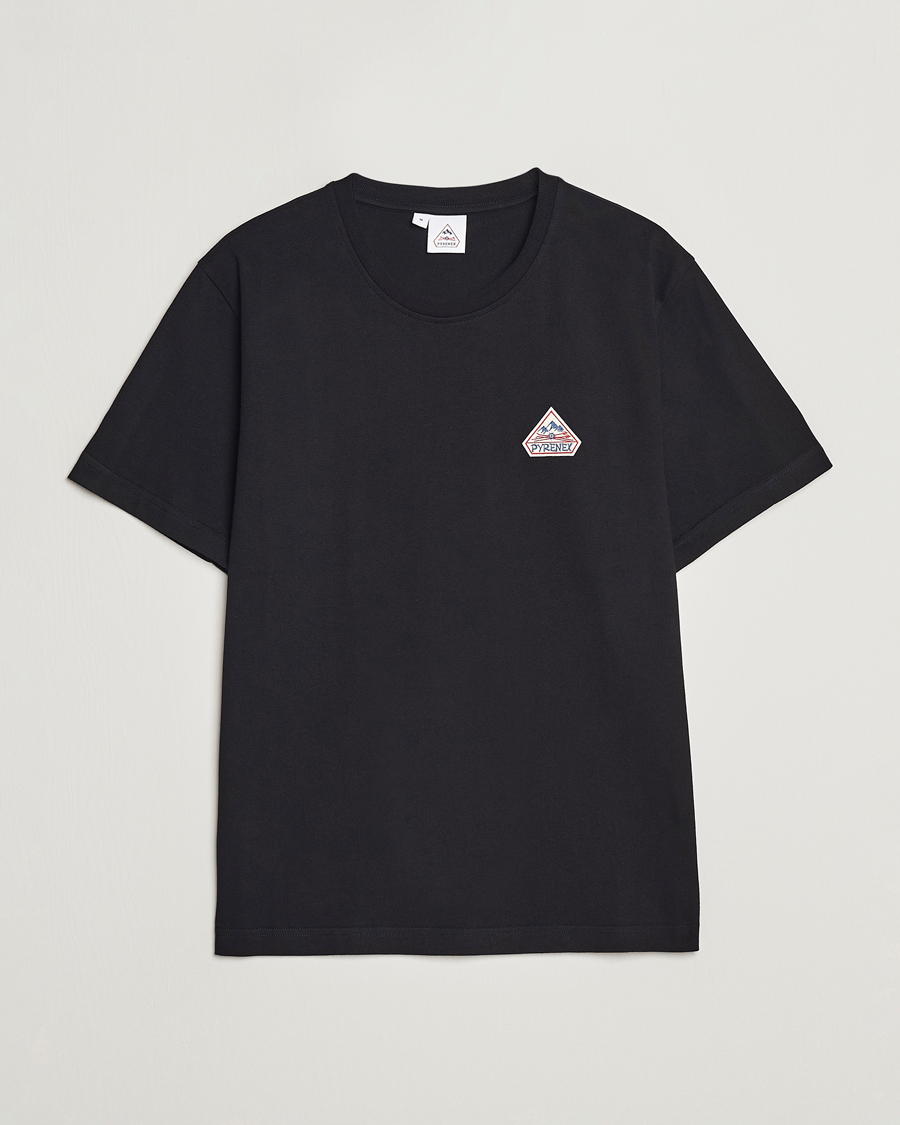 Uomini | T-shirt | Pyrenex | Echo Cotton Logo T-Shirt Black