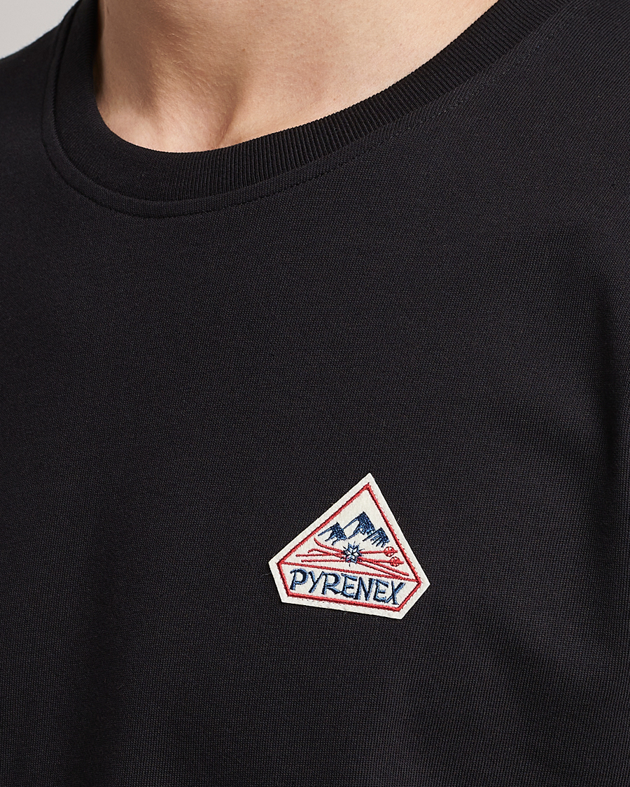 Uomini | T-shirt | Pyrenex | Echo Cotton Logo T-Shirt Black