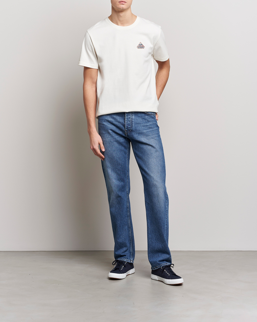 Uomini | T-shirt | Pyrenex | Echo Cotton Logo T-Shirt Milk