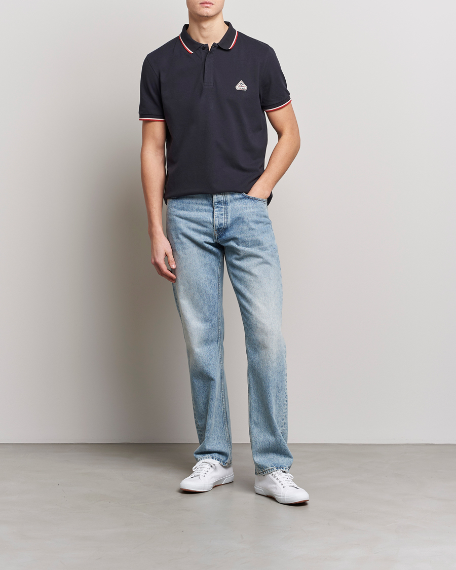 Uomini | Polo | Pyrenex | Leyre Cotton Logo Polo Deep Ink