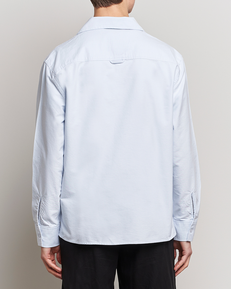Uomini | Camicie | Filippa K | Oxford Overshirt Ice Blue
