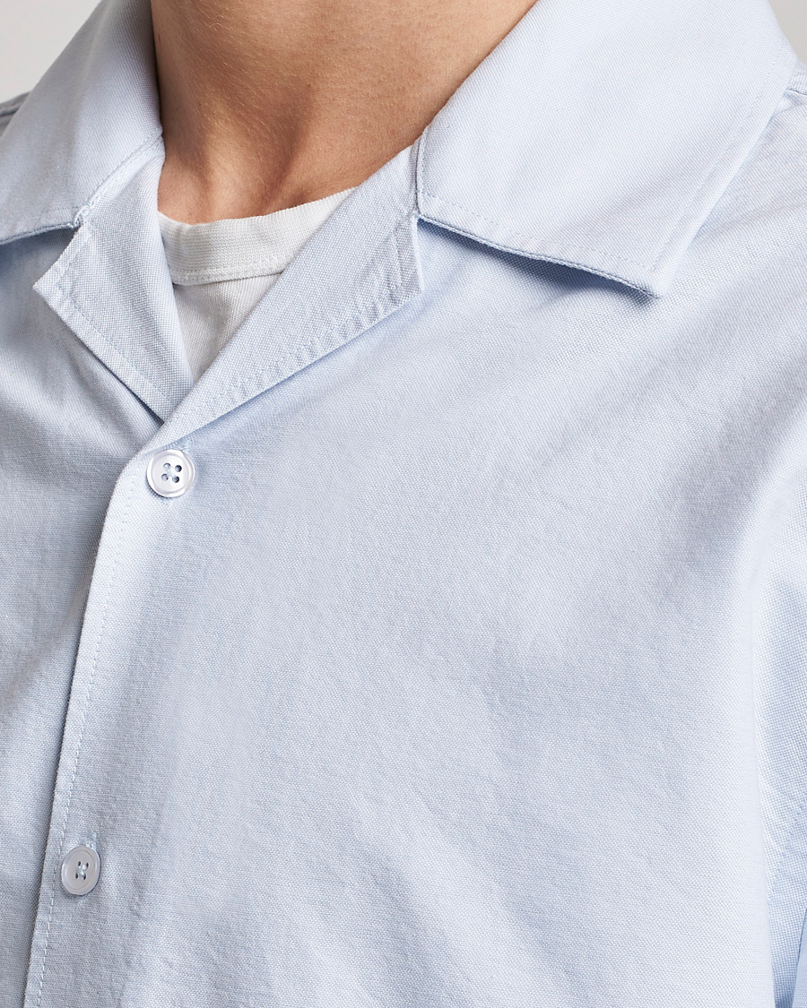 Uomini | Camicie | Filippa K | Oxford Overshirt Ice Blue