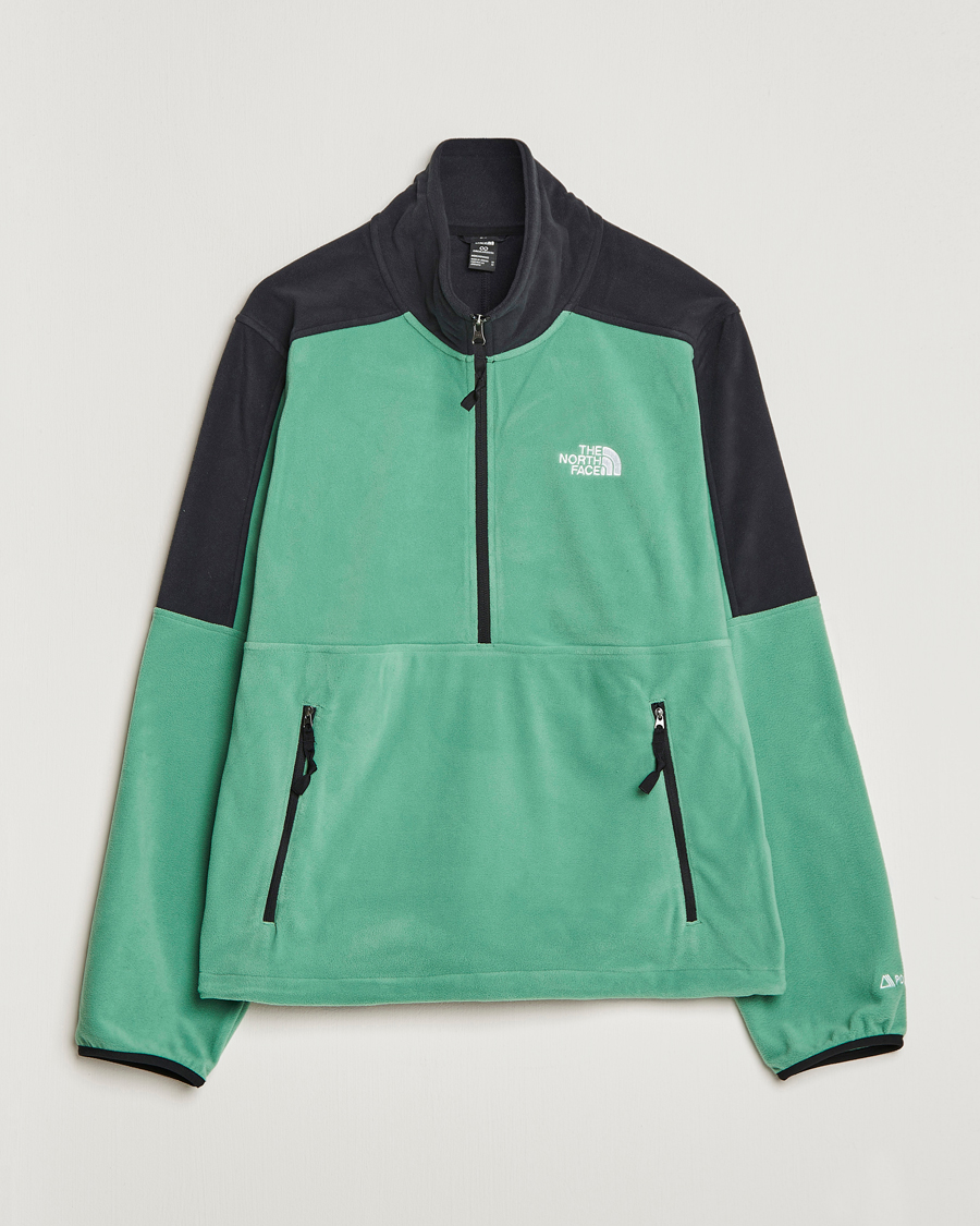 Uomini | Maglieria | The North Face | Polartec Fleece Half Zip Deep Grass Green