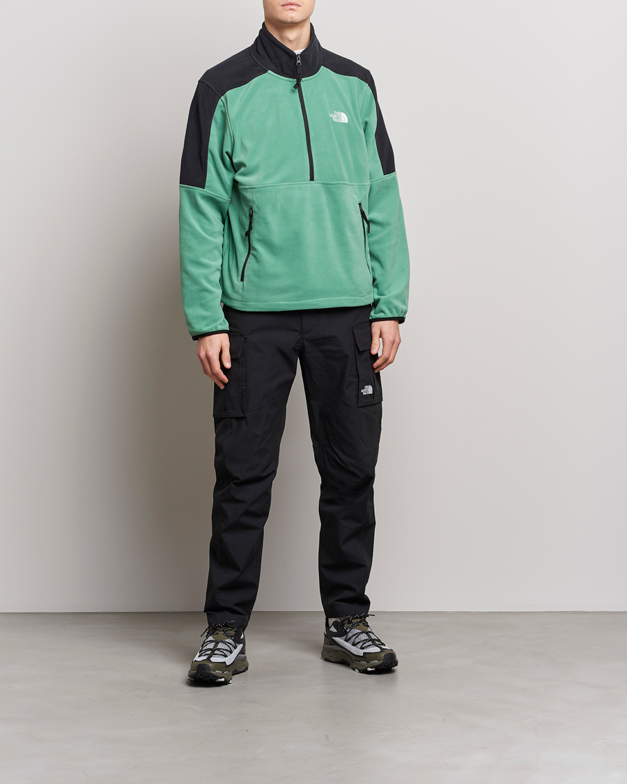 Uomini | Maglieria | The North Face | Polartec Fleece Half Zip Deep Grass Green