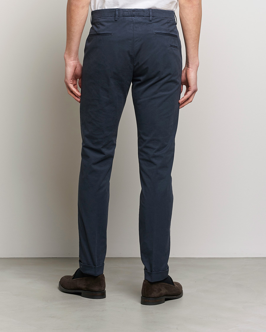 Uomini | Pantaloni | Briglia 1949 | Slim Fit Cotton Chinos Navy