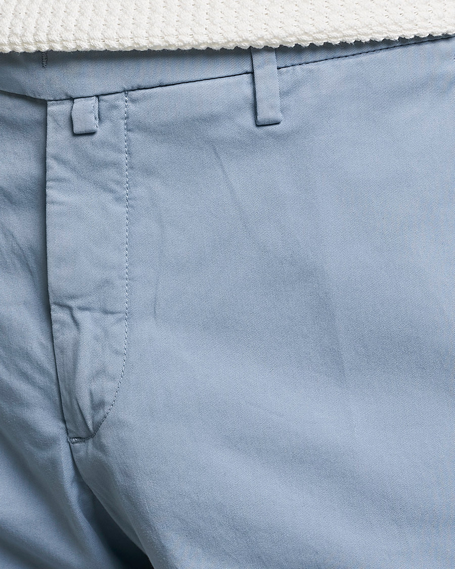 Uomini | Pantaloni | Briglia 1949 | Slim Fit Cotton Chinos Light Blue