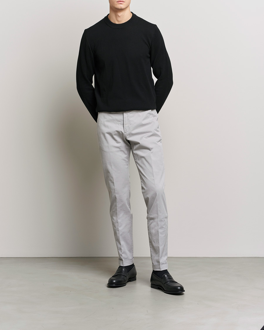 Uomini | Pantaloni | Briglia 1949 | Slim Fit Cotton Chinos Grey