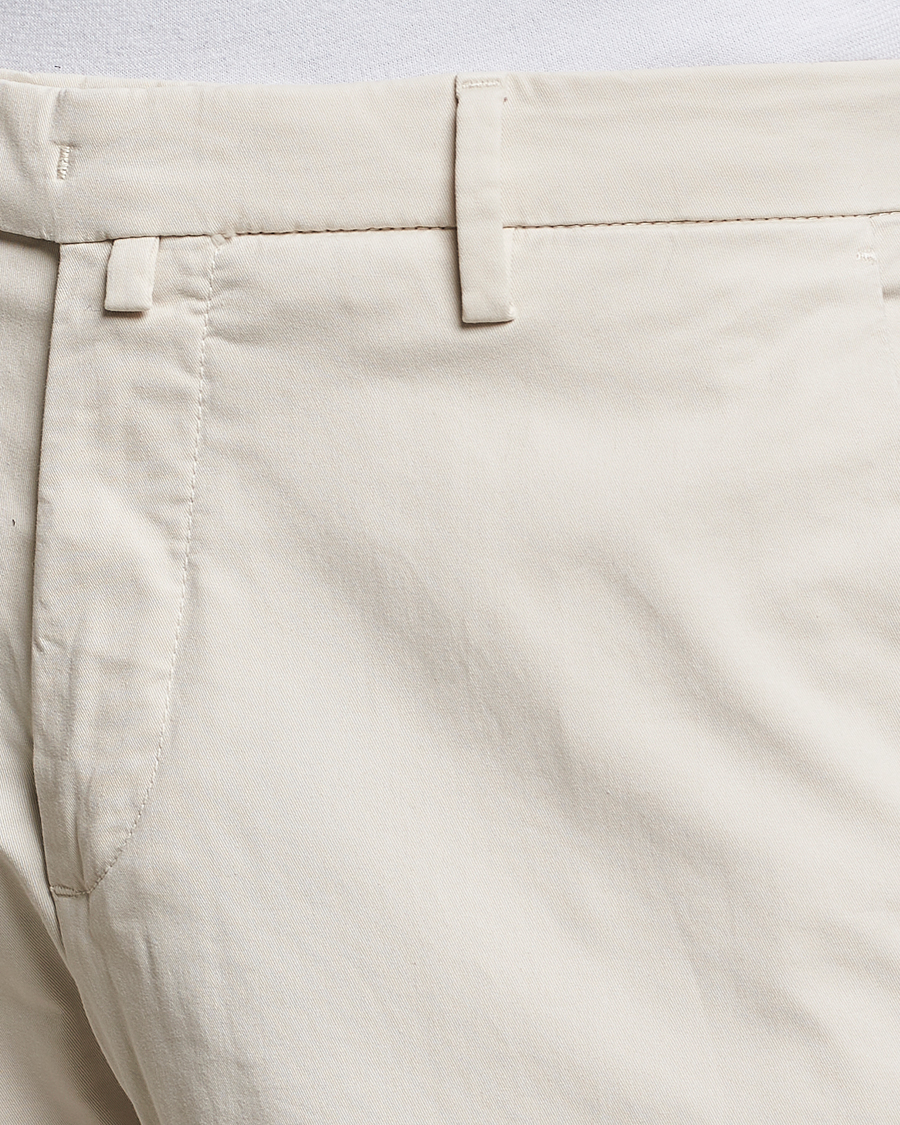 Uomini | Pantaloni | Briglia 1949 | Slim Fit Cotton Chinos Cream