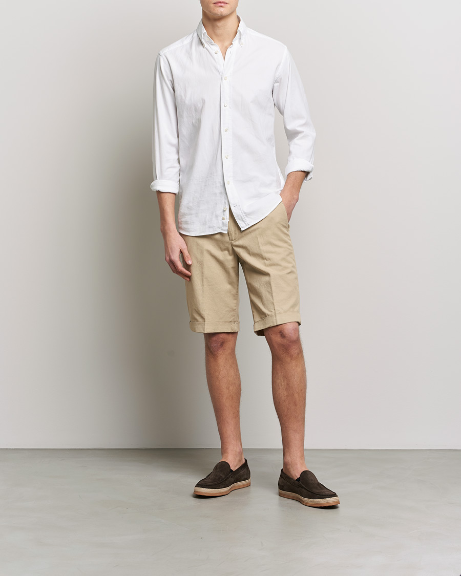 Uomini | Pantaloncini | Briglia 1949 | Linen/Cotton Shorts Beige