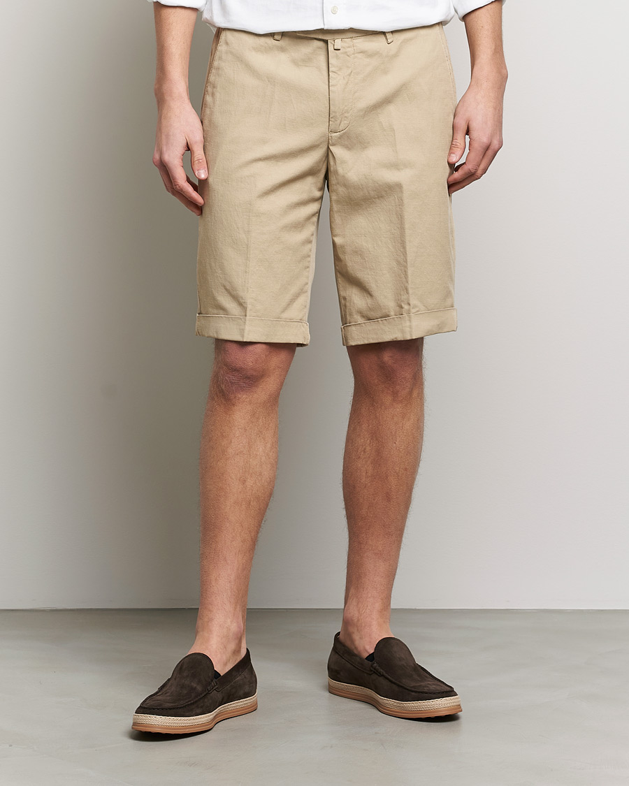 Uomini | Pantaloncini | Briglia 1949 | Linen/Cotton Shorts Beige