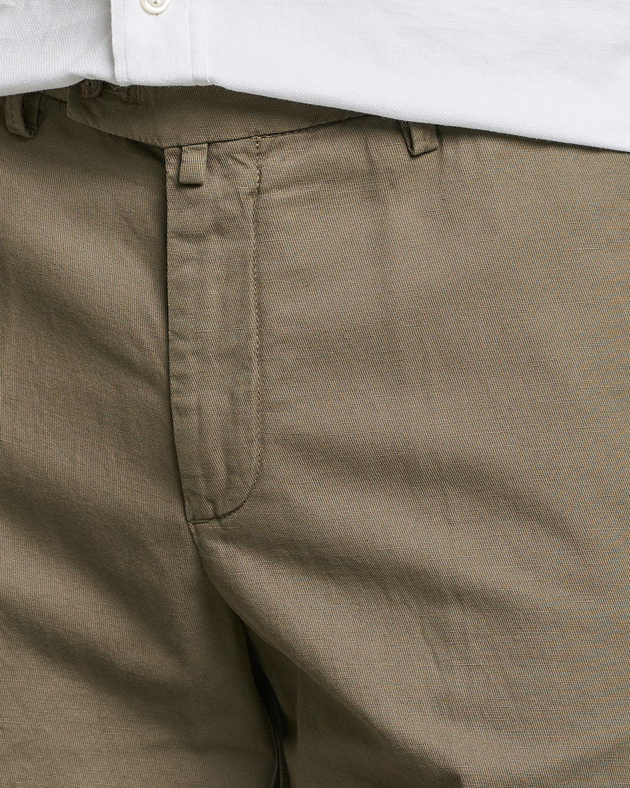Uomini | Pantaloncini | Briglia 1949 | Linen/Cotton Shorts Olive