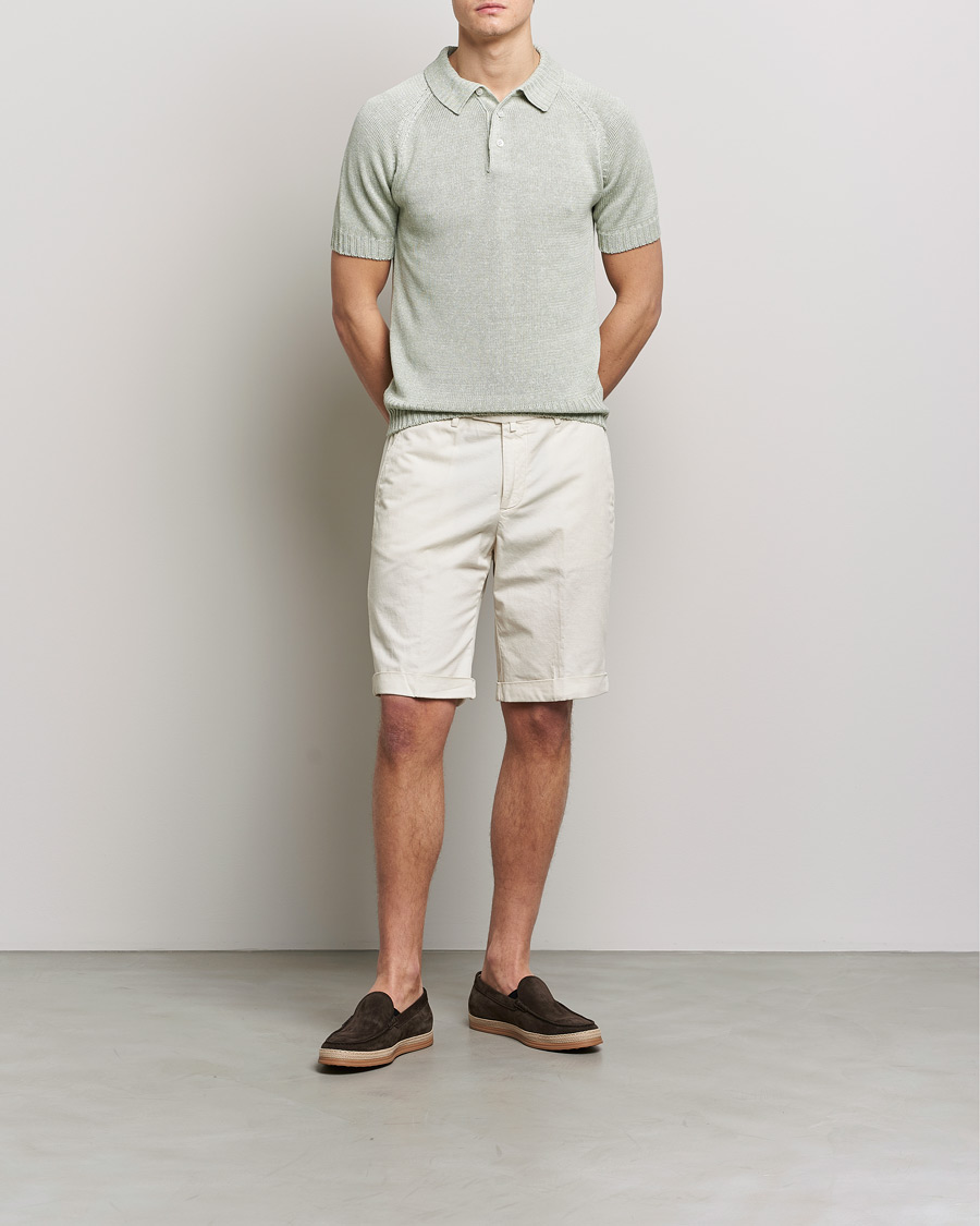 Uomini | Pantaloncini | Briglia 1949 | Linen/Cotton Shorts Cream