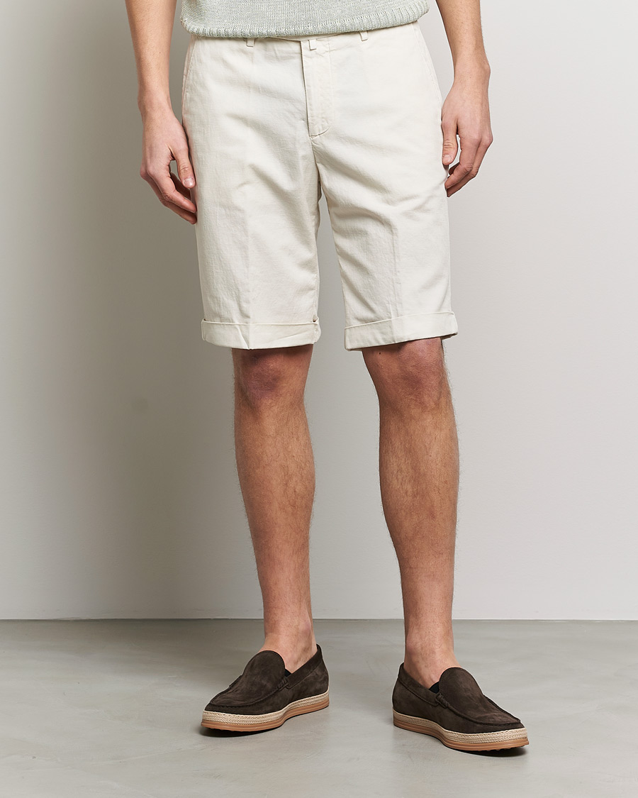 Uomini | Pantaloncini | Briglia 1949 | Linen/Cotton Shorts Cream
